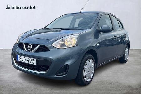 Nissan Micra 1.2 80hk / Lågmilare 2 Brukare Lev. Nyservad