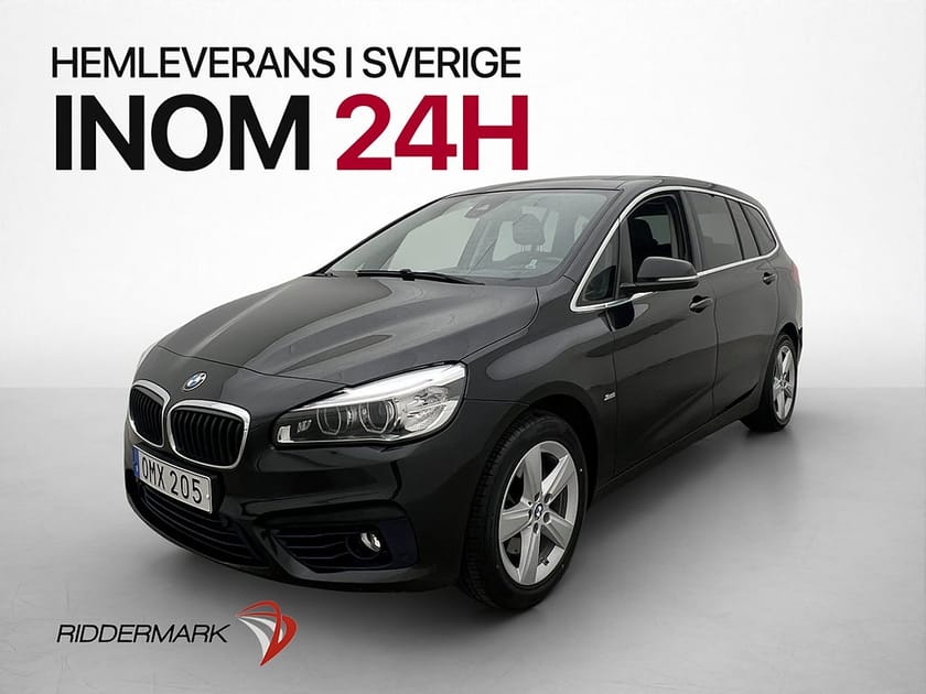 Bild 3 av BMW 2 Series Active/Gran Tourer/Gran Coupé 220D xDrive GT Sport line 7-Sits Pano HUD HiFi Navi Drag