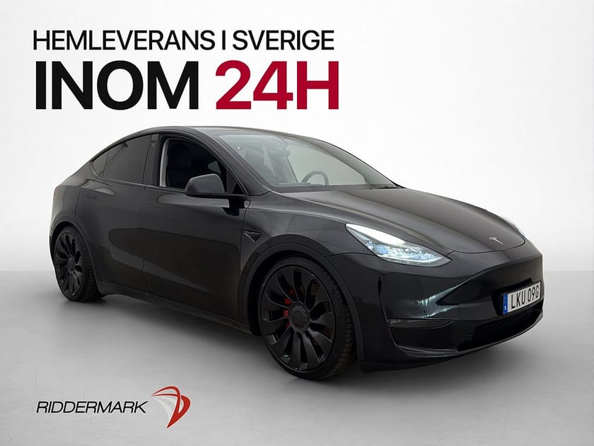 Bild 3 av Tesla Model Y Performance AWD 534hk Dragkrok Svensksåld MOMS