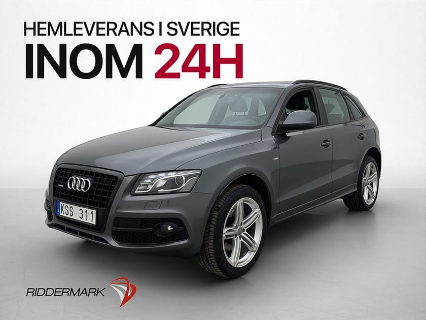 Bild 1 av Audi Q5 3.0 TDI V6 Quattro S-Line Pano Drag Värmare Navi