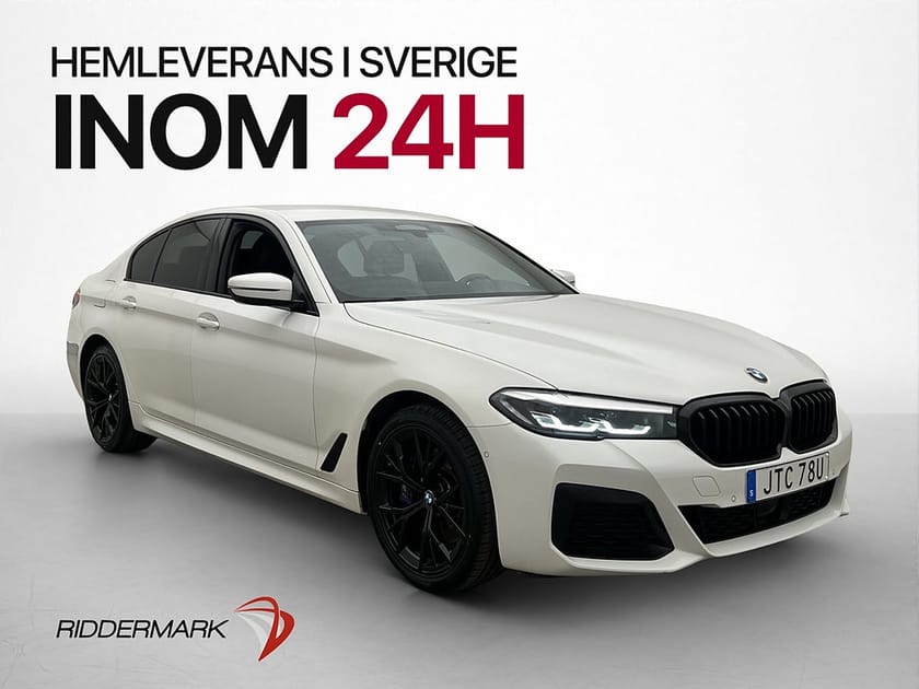Bild 1 av BMW 530e xDrive Sedan 292hk Kamera Cockpit Drag H/K Skinn