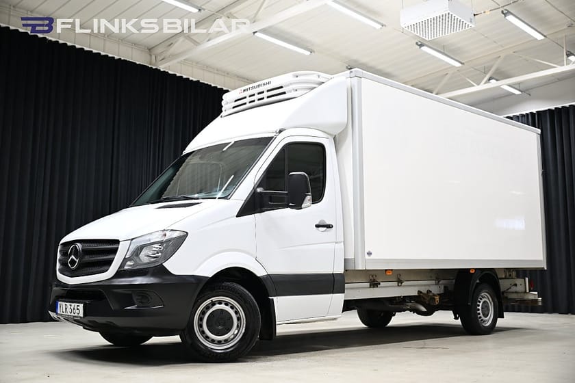 Bild 1 av Mercedes-Benz Sprinter 316 BlueTEC Chassi Cab Automat|Volymskåp|Kylbil|Bg-Lyft|Sidodörr|EnÄgare