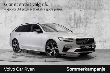 Volvo V90 T6 AWD Plug In Hybrid Ultra Dark 350Hk. Topputstyrt!