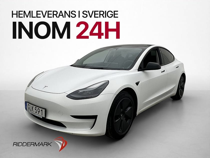 Bild 1 av Tesla Model 3 Standard Range Värmepump Pano Autopilot