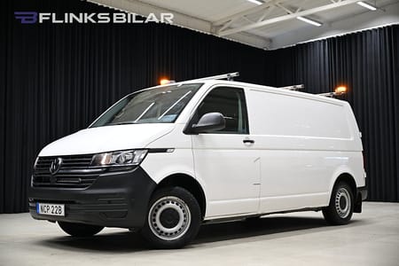 Volkswagen Transporter 4Motion DSG 150HK L2|Inredd|Dubbelgolv|Dubbeldörr|SeUtr