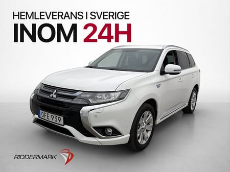 Mitsubishi Outlander PHEV CVT 203hk Drag Kamera Halvskinn