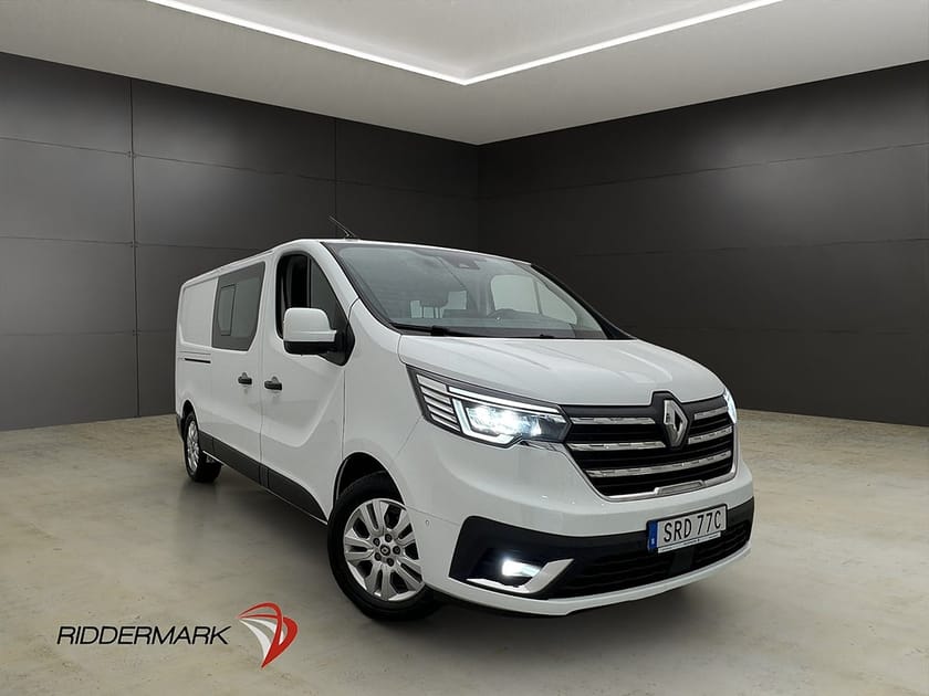 Bild 1 av Renault Trafic Skåpbil L2 Dubbelhytt Värmare LED Drag B-Kamera Moms