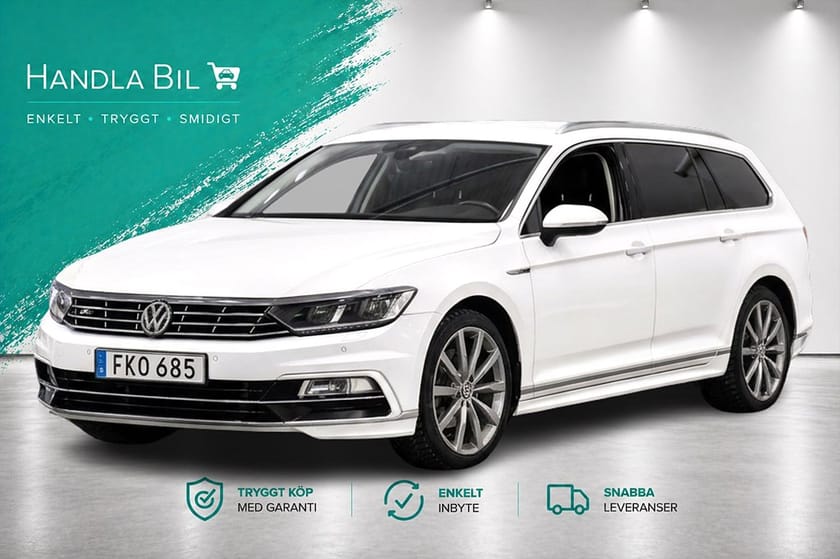 Bild 1 av Volkswagen Passat Sportscombi 2.0 TDI 4M R-Line Cockpit Drag D-Värm Rattv SoV-Hjul