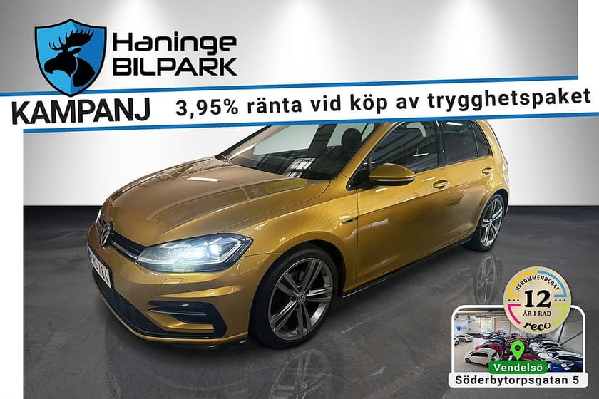Bild 1 av Volkswagen Golf 1,4TSI 150hk R-LINE /PANO /COCKPIT /DYNAUDIO /Fr 3,95%