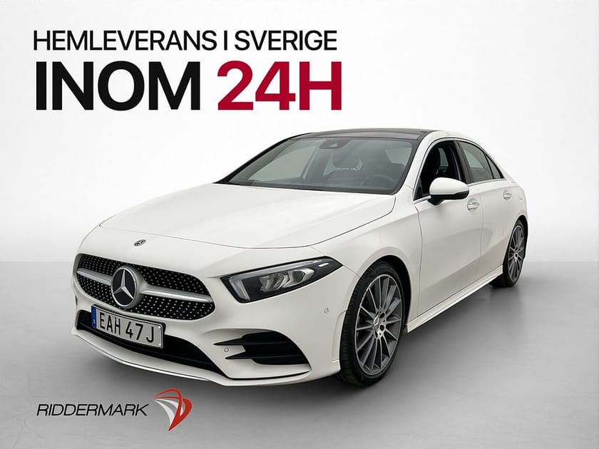 Bild 3 av Mercedes-Benz A 180 d Sedan A180 AMG Pano Wide Burm Kamera Navi Drag