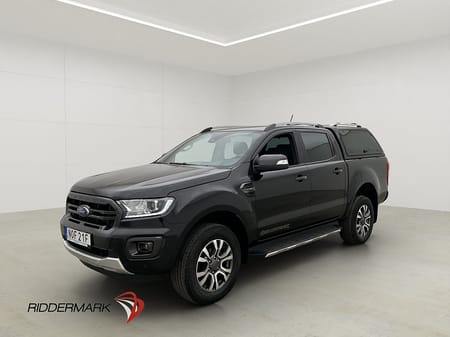 Ford Ranger Dubbelhytt Wildtrak 213hk 4x4 Värmare Drag Diff Kåpa MOMS
