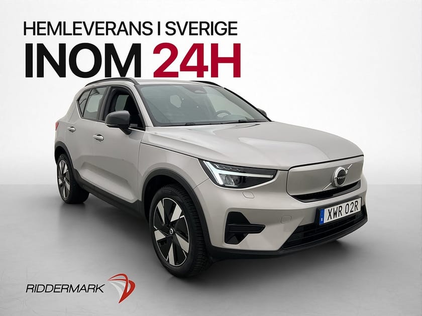 Bild 1 av Volvo XC40 Recharge Extended Range Core Kamera CarPlay P-sens MOMS
