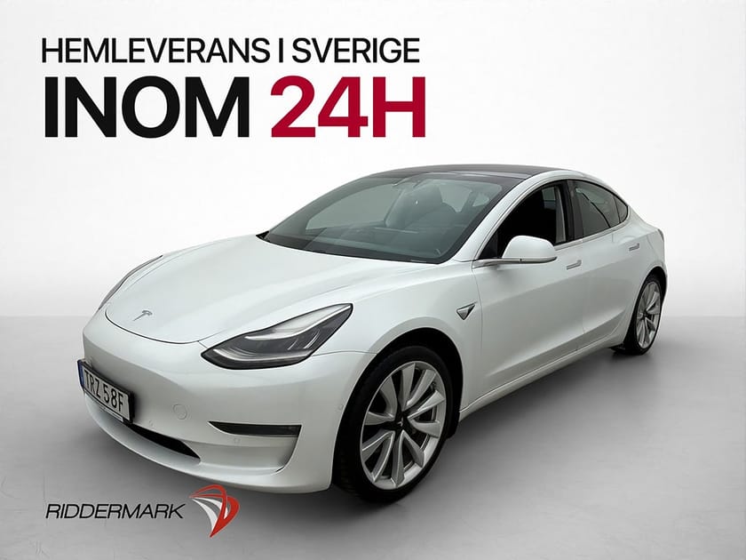 Bild 4 av Tesla Model 3 Long Range AWD Panorama Kamera Svensksåld