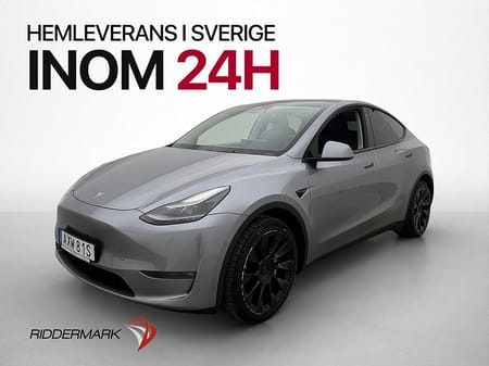 Tesla Model Y Long Range AWD Pano Dragkrok AP Sv.Såld MOMS
