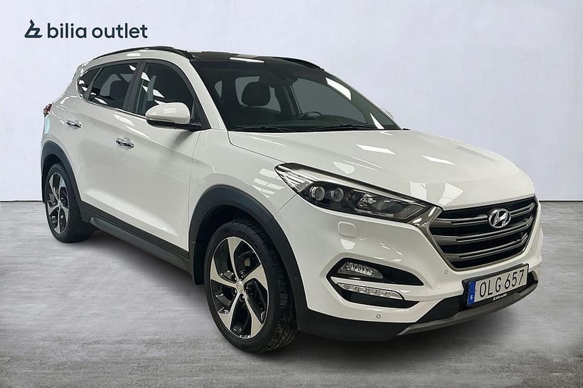 Bild 2 av Hyundai Tucson 1.6 T-GDI AWD DCT ComfortPlus Nyservad Drag B-kam Navi