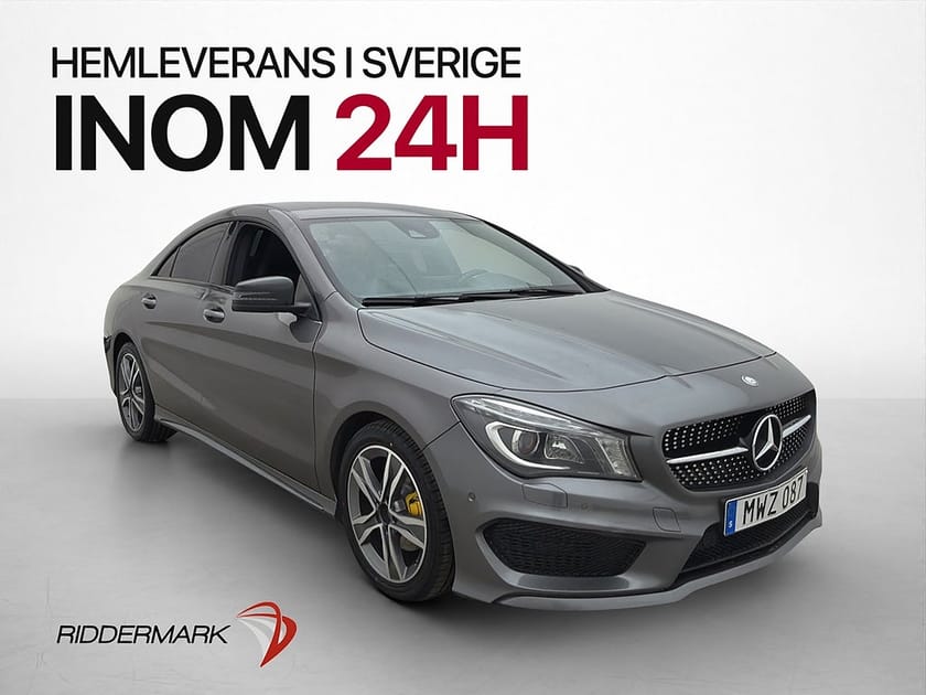 Bild 1 av Mercedes-Benz CLA 200 d 136hk AMG Kamera Bluetooth Halvskinn