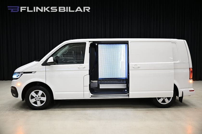 Bild 5 av Volkswagen Transporter 4M 150HK DSG L2|Nedlackad|LED|Dubbeldörr|Dubbelgolv