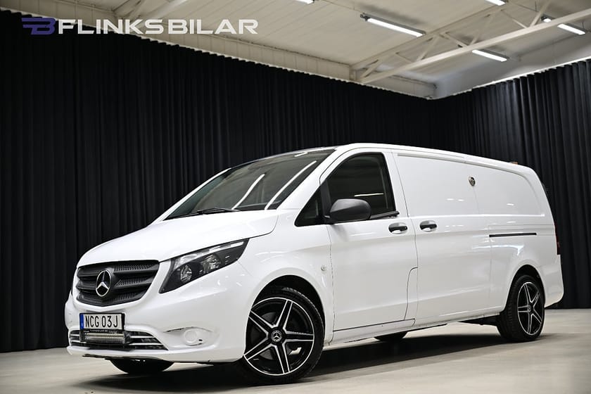 Bild 1 av Mercedes-Benz Vito 116 CDI 4MATIC 2.8t 7g 163HK Automat|Nedlackad|Dubbeldörr