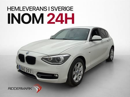 BMW 118d 118 143hk Sport line Bluetooth Farthållare P-Sensorer