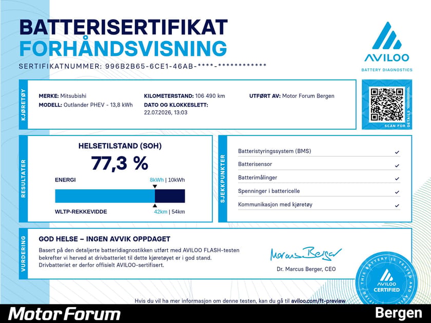 Bilde 2 av Mitsubishi Outlander PHEV Instyle S-AWC | Nye dekk S+V | Service | R.kam