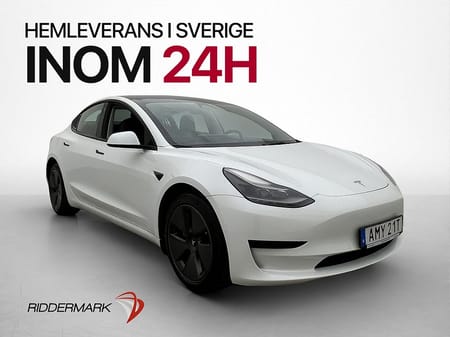 Tesla Model 3 Standard Range Plus AP Värmepump Pano MOMS