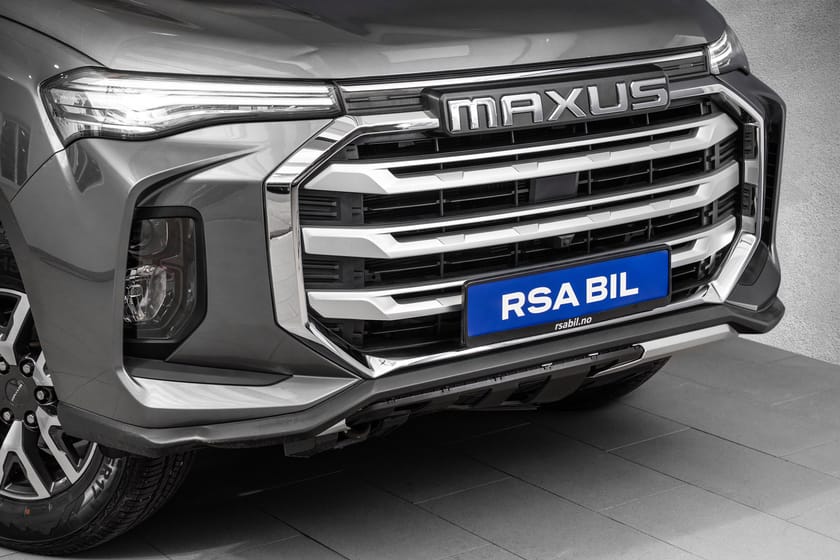 Bilde 3 av Maxus T90 EV 5-seter Double Cab 88,5kWt Krok/Skinn/El.sete/++