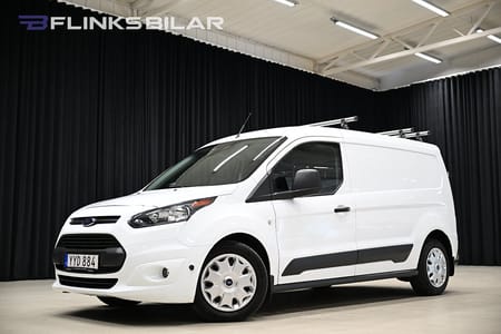 Ford Transit Connect 230 LWB 100HK L2|Automat|Inredd|Dubbelgolv|EnÄgare|Moms