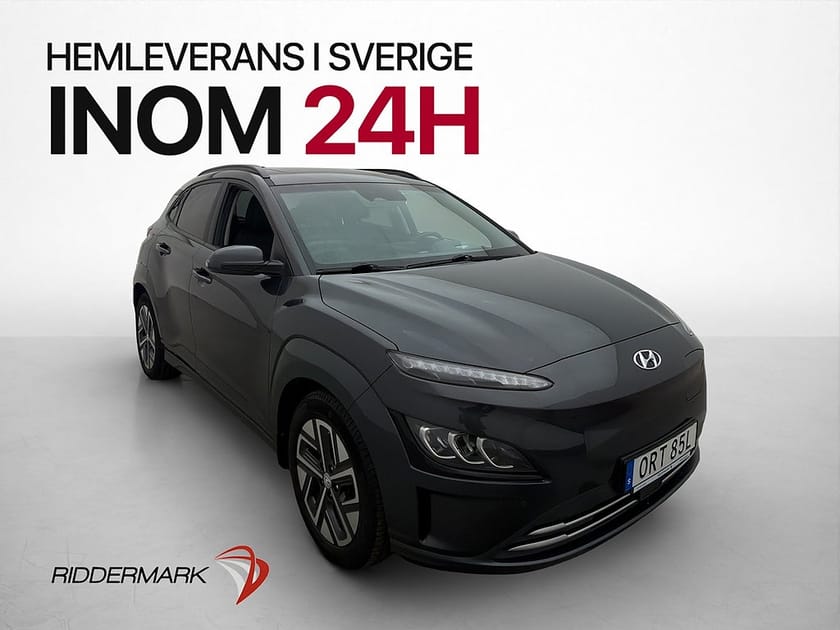 Bild 1 av Hyundai Kona Electric 64 kWh Advanced T-Lucka HuD Navi Skinn Värmare