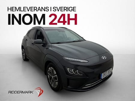 Hyundai Kona Electric 64 kWh Advanced T-Lucka HuD Navi Skinn Värmare