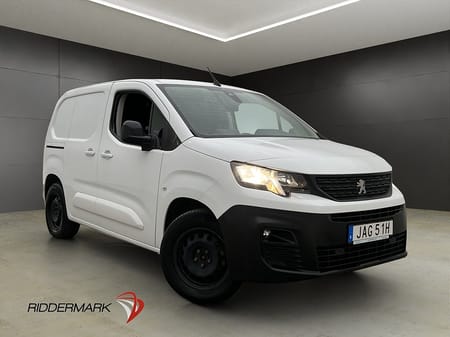 Peugeot e-Partner L1 Dragkrok B-Kamera Farthållare CARPLAY Moms