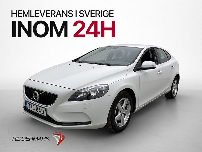 Bild 1 av Volvo V40 T3 152hk Kinetic P-Sensorer Farthållare 2-brukare