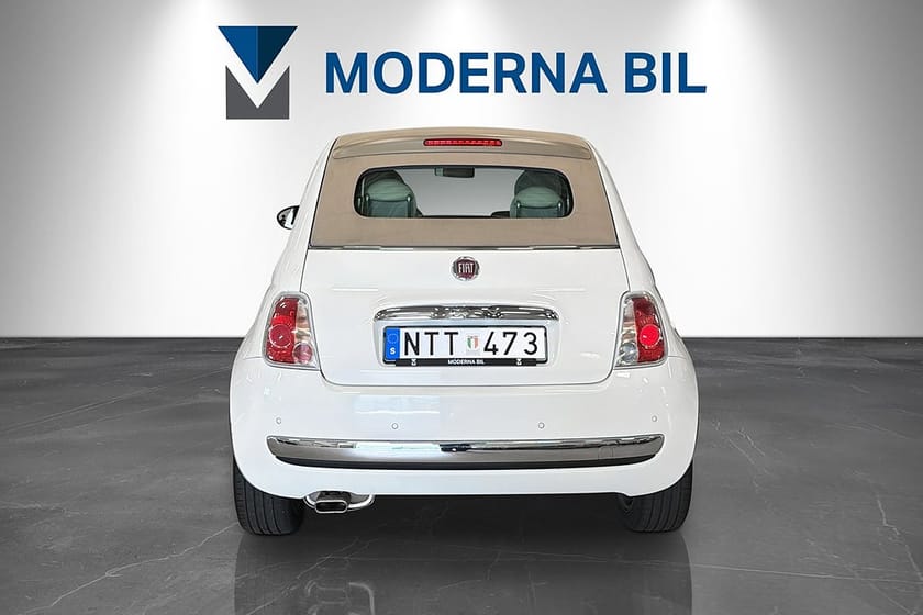 Bild 5 av Fiat 500C 1.2 8V Lounge Cabriolet AC Halvskinn AUX SV-såld