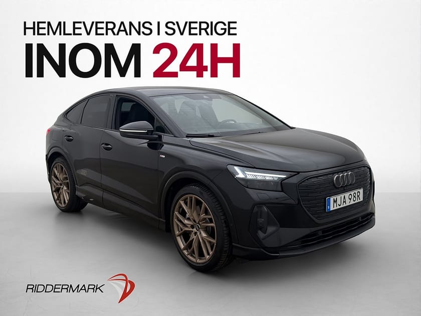 Bild 1 av Audi Q4 55 Sportback e-tron quattro Q S-Line Sonos HUD 360° Dragkrok
