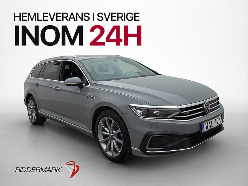 Bild 1 av Volkswagen Passat Sportscombi GTE 1.4 TSI Värmare Kamera Skinn Drag MOMS