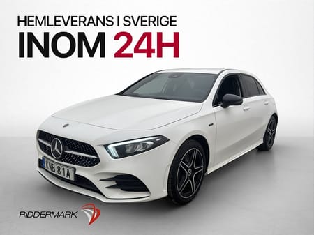 Mercedes-Benz A 250 e 250e 218hk AMG Värmare Kamera Keyless MOMS