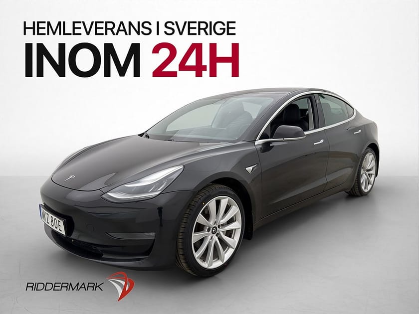 Bild 1 av Tesla Model 3 Standard Range Plus Drag Autopilot Svensksåld