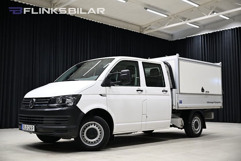 Bild 1 av Volkswagen Transporter Chassi Dubbelhytt 2.0 TDI 102HK Dubbelhytt|5-Sits|Kåpa|Drag|Floby|Leasbar