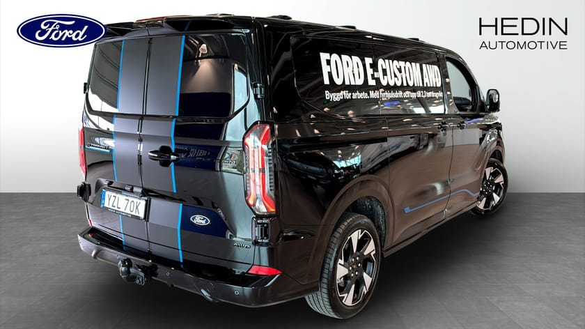 Bild 2 av Ford E-Transit Custom 340 AWD Sport 218HK / 308KM räckvidd/ Demobil Uppsala