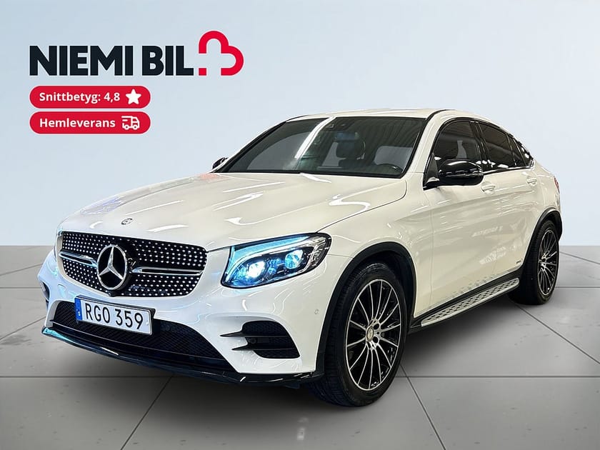 Bild 1 av Mercedes-Benz GLC 220 d Coupé 4MATIC AMG Line Drag/360/MoK-värm/SoV-hjul