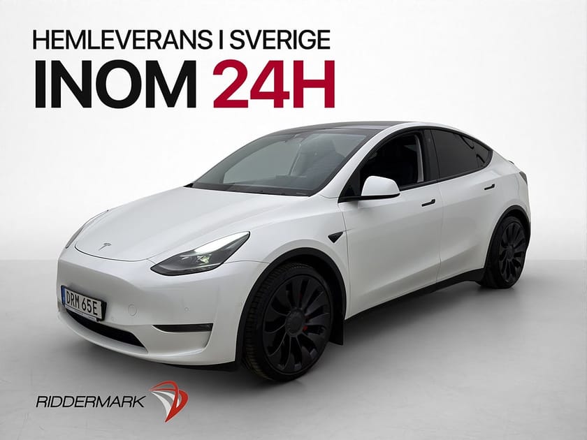 Bild 1 av Tesla Model Y Performance 534hk Läder Pano 1-Ägare Moms
