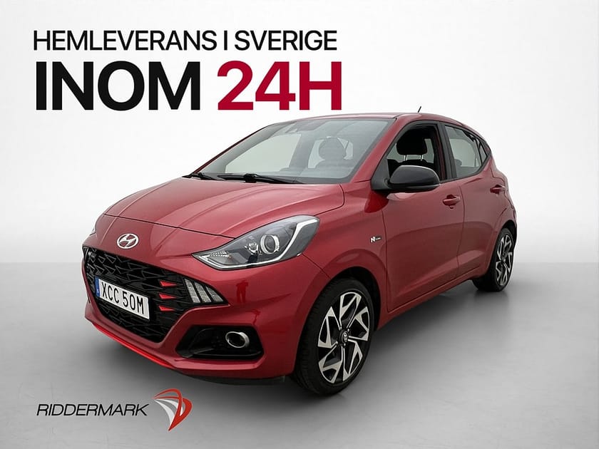 Bild 1 av Hyundai i10 1.0 100hk N-Line Kamera CarPlay Rattvärme