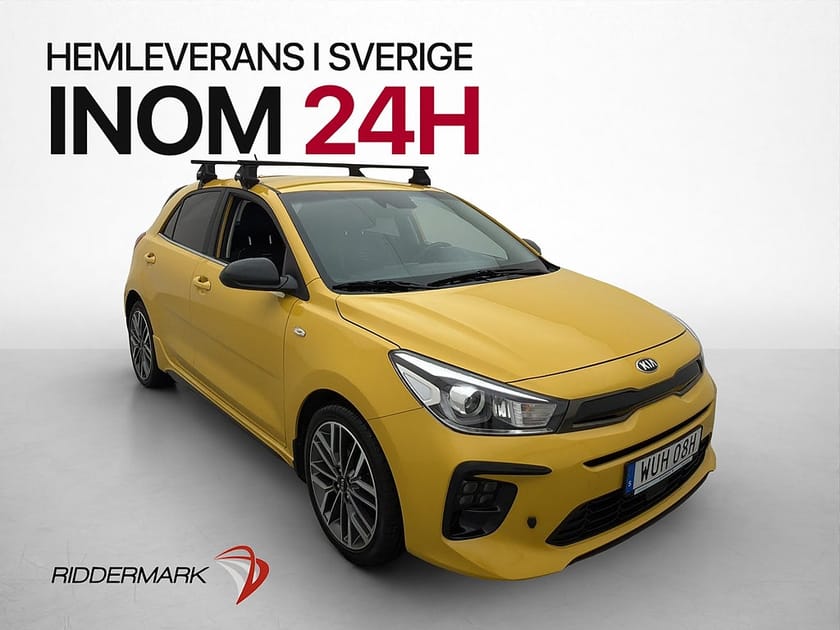 Bild 1 av Kia Rio 1.0 T-GDI 120hk GT-Line M&K-Värmare Kamera Halvskinn
