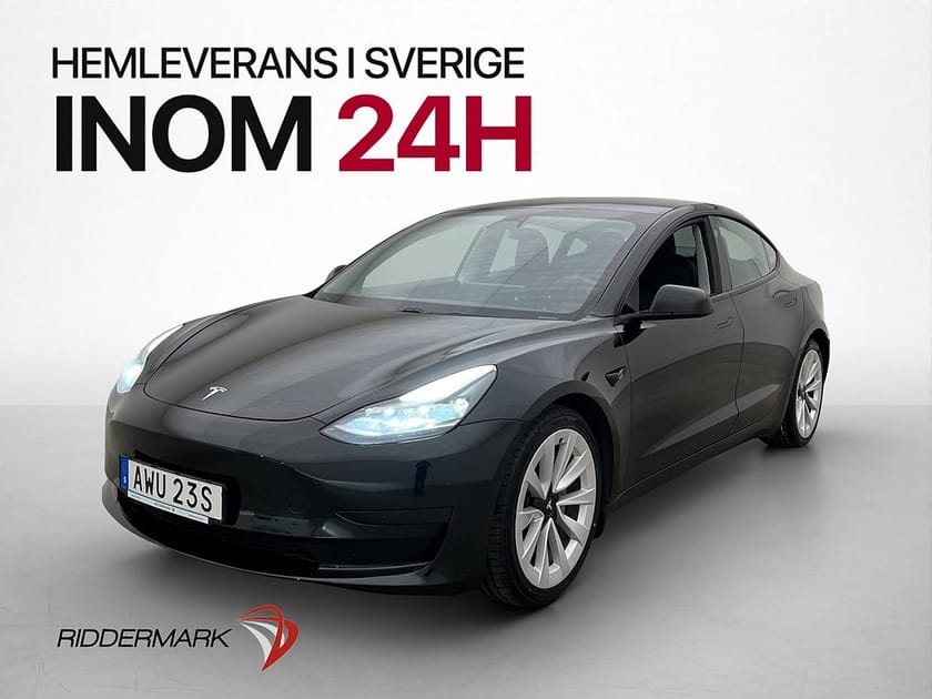 Bild 1 av Tesla Model 3 Standard Range Plus Dragkrok Autopilot Pano