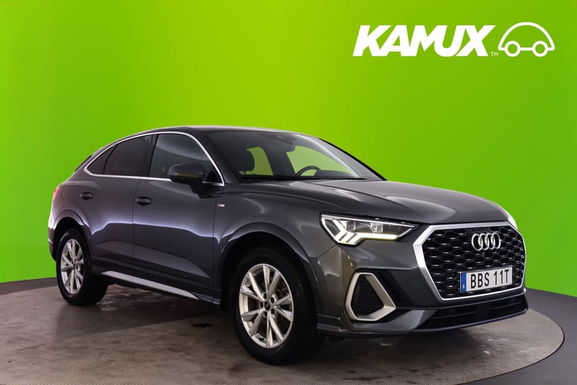 Bild 1 av Audi Q3 Sportback 45 TFSI e S-LINE 245 hk GRILL PÅ KÖPET!  B-Kam Läder Keyless Adpt Farth GRILL PÅ KÖPET