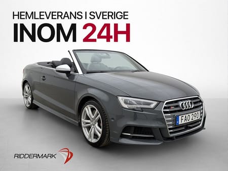 Audi S3 Cabriolet Quattro 310hk B&O Kamera M-Värm Magnetic
