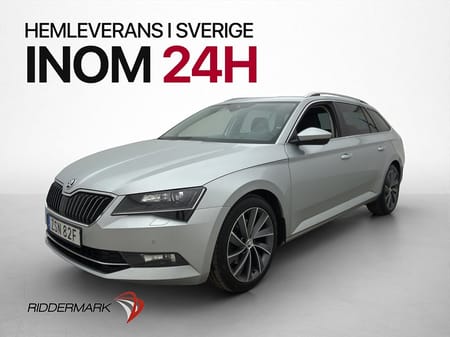 Škoda Superb Kombi Skoda 190hk 4x4 L&K Skinn Värmare Kamera Canton Drag