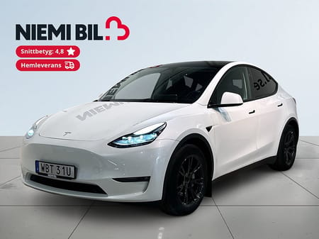 Tesla Model Y Long Range AWD Drag Pvärm Pano Skinn GPS Kamera SoV