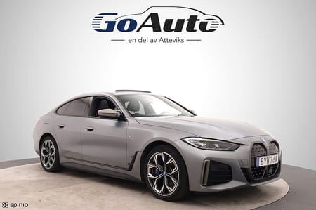 BMW i4 M50 xDrive Gran Coupé M-Sport Frozen Pure Grey 544hk