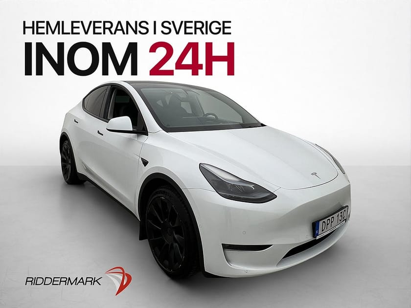 Bild 1 av Tesla Model Y Long Range AWD Svensksåld Värmepump MOMS