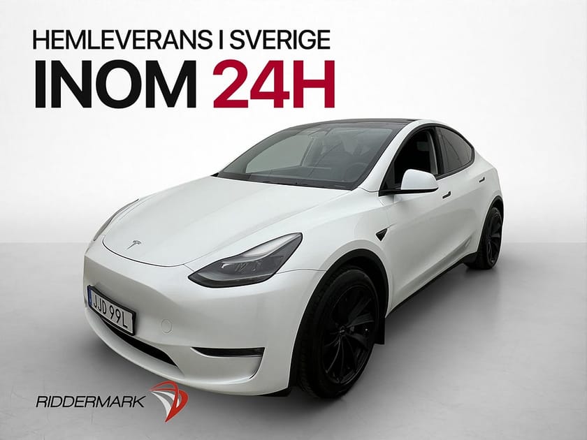 Bild 1 av Tesla Model Y Long Range AWD Longe 514hk Dragkrok Autopilot MOMS